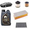 OP Kit tagliando 4 filtri + 6L olio 5W-30 IPC C2 compatibile con Citroen c5 iii break 2.0 HDI 165 Gasolio 2009-2016