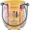 Burt's Bees Balsami Labbra in Vasetto, 1 x alla Cera d'Api con Vitamina E e Menta, 1 x all'Ibisco, 1 x al Melograno, 3 x 4.25 g