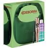 Deborah Milano Beauty Kit Obag Moonbag Verde | Idea Regalo Make up, contiene Mascara Instant Maxi Volume Black, Matita Nera 24Ore, Struccante Bifasico Dermolab 50ml