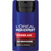 L'Oreal Paris L'Oréal Paris Men Expert, Crema Rivitalizzante Power Age, 24H Idratazione, Con Acido Ialuronico, 50 ml