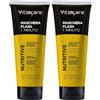 Vitalcare | Nutritive - Maschera Flash 1 Minuto, Maschera Capelli Secchi e Spenti, Trattamento Intensivo, Con Ceramidi Vegetali e Pantenolo, 190 ml (Confezione da 2)