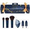 Real Techniques 6-Piece Everyday Slay Brush & Sponge Set Full Face On-the-Go Makeup Tools Limited Edition Holiday Gift Set