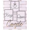 accentra Beauty Calendario dell'Avvento King & Queen per coppie con 24 prodotti da bagno, cura personale e accessori per un periodo dell'Avvento vario e coccoloso