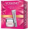 Yoskine Supreme Vit B12+C Set: crema giorno 50+ e crema per gli occhi. Con vitamine B12 e C per una pelle radiosa e nutrita, cura intensiva e protezione dall'invecchiamento precoce.