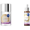 NIVEA Luminous630 Skin Glow Lozione Perfezionante 100 ml, Lozione esfoliante viso senza risciacquo + NIVEA Luminous630 Skin Glow Siero Viso Luminosità Immediata 30 ml