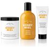 Perlier Bundle Perlier Honey Miel Crema Corpo Rigenerante alla Gelatina Reale - 500 ml + Bagno Crema Miele, con miele biologico italiano 100%, 500 ml + Crema Mani Riparatrice Effetto Barriera, 100 ml