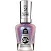 Sally Hansen Miracle Gel, Glitterstorm IV, Smalto Top Coat, Effetto Cangiante, Senza l'Utilizzo di Lampada UV, 15ml