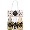Accentra set regalo LET'S CELEBRATE Tea Rose & Velvet 130 g sali da bagno | Gel doccia, lozione corpo e cristalli per vasca in shopper decorata, proposta curata per coccole quotidiane e pause wellness