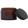 VOSHUILES.COM HUILES ESSENTIELLES & VEGE VOSHUILES - Vasetto Vetro Ambrato - 50 ml | Protegge dalla luce le preparazioni agli oli essenziali; richiudibile e riutilizzabile