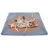 shallyong Tappetino Riscaldante Gatto e Cane, Coperta Termica Autoriscaldante 95x65cm, Termoforo per Animali Domestici Senza Corrente, Morbido, Lavabile, Silenzioso e Antiscivolo