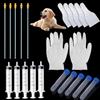 LuXianYS 5 Set Forniture per L'Allevamento di Cani, Kit per L'Allevamento Canino, per Animali Domestici Inseminazione Artificiale per l'allevamento di Cani per Animali di Piccola e Media Taglia