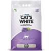 Cat's White Lettiera Agglomerante Profumata alla Lavanda per Gatti Lettiera Cattura Odore per Gatti e Gattini 10L