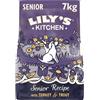 Lily's Kitchen Preparato con ingredienti naturali Cibo secco per cani senior Tacchino e trota Nutrizione completa Sacco da 7kg