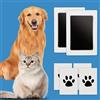 Generic Kit di 2 impronte di zampe di animali domestici, disegni personalizzati per impronte di zampe di cane e gatto, stampe senza contatto di zampe di animali domestici, 2 fogli di carta ciascuno, nero, 2