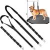 Generic Cinghia lunga 35 cm per la toelettatura del cane, con morsetto ad anello, per braccio da tavolo, per toelettatura cani, guinzaglio nero
