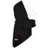 Generic Pet Clothing - Felpa con cappuccio per cani, adatta per le vacanze, compatibile con il guinzaglio (nero, S)