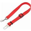 Generic Cintura di sicurezza per cani per la sicurezza del veicolo - Cinghia regolabile, fibbia sicura per viaggi in auto per animali domestici - ROSSO