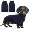 Queenmore Felpa Cane Piccola Taglia, Maglione Cane per Micini, Morbido Vestiti per Gatti Gattini, Perfetto per Coccole (Blu Marino, XS)