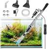 hygger 2000L/H 15W Sifone Acquario Elettrico, 5 in-1 Aspiratore Acquario | Lunghezza Regolabile Pulizia Acquario Aspiratore per Lavaggio Sabbia Cambio Acqua Pulizia,For Freshwater & Saltwater