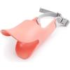 Generic Museruola per cani in silicone anti-morso con becco d'anatra museruola anti-abbaio per cuccioli è adatta per cani da 1,5-12,5 kg, rosa, XS