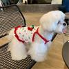 Generic Vestiti per cuccioli da ragazza, traspirante, morbido e carino, accessori per cani, per festa di compleanno, festa di compleanno, casa, giardino, passeggiate, prato, cortile