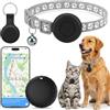 GNLLYIL Collare GPS Gatto, GPS per Cani Compatibile con iOS e Android, Tracciamento in Tempo Reale, Nessun Abbonamento, Localizzatori GPS per Cani, Posizionamento Globale, Impermeabile IPX6 - Grigio