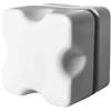 Generic Mini spazzola magnetica per la pulizia dell'acquario, spazzola per vetro con ventosa magnetica a doppia faccia, nessun graffio, raschietto galleggiante per alghe e acquario, per acquario (bianco)
