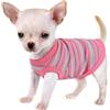 Generic Pit Stripe per Cani di Piccola Taglia, Maglietta Elasticizzata Leggera Senza Maniche per Cani, Gilet Traspirante per Gatti. Rosa XL