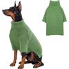 KONVINIT Maglione Cane Taglia Grande Invernale, Caldo Tessuto a Nido d'Ape Traspirante, Alta Colla, Dog Sweater Per Cani Grossi