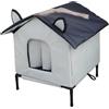 Yurosuis Casetta per Gatti da Esterno Resistente alle Intemperie Rifugio Cani | Cuccia Per Cani Impermeabile Da Esterno Adatto A Giardino, Cortile, Patio, Portico E Gara