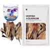 Generic Lettiera Per Foglie D'acquario - Foglie A Riposo Di Pesce Longan Naturale | Foglie Di Serbatoio Di Gamberetti Con Proprietà Bioattive, Foglie Di Tannino Bioattivo Per Gamberi, Serbatoi Tropicali Con B