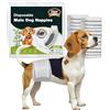 Dono Pannolini per cani maschi, 48 pezzi, fascia pancia per cani maschi, pannolini per cani maschi al carbone, super assorbenti, fasce per cani per incontinenza, viaggi, calore, problemi di marcature