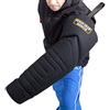 DINGO GEAR WWW.DINGOGEAR.COM 1977 Dingo Gear - Manicotto per morso di Cane con Impugnatura, per addestramento, Fatto a Mano in Materiale Francese, Nero, per Mano Sinistra e Destra, S01967