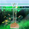 Generic Tubo per l'alimentazione dei pesci, 1 set di accessori trasparenti per acquario, spazzola per la pulizia con ventosa in plastica per acquario, tubo per mangiatoia per gamberetti (M)