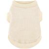 Generic Vestiti per animali domestici Must-Have: canottiera senza maniche per cani con design facile da indossare per cuccioli piccoli, beige, L