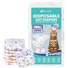 Pet Soft Pannolini usa e getta per gatti, 20 pezzi, super assorbenti, Pannolini usa e getta per cuccioli in calore/stagione/incontinenza con indicatore di umidità (S-20 pezzi)