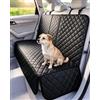 Generic Coprisedile posteriore per cani, impermeabile, antiscivolo, protezione per animali domestici, colore nero