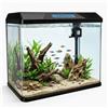 Nobleza Acquario in Vetro 54L Kit Completo con Filtro e Luce LED Nero |