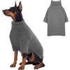 KONVINIT Maglione Cane Taglia Grande Invernale, Caldo Tessuto a Nido d'Ape Traspirante, Alta Colla, Dog Sweater Per Cani Grossi