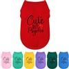 Generic Leggero e vivace: maglietta per cani senza maniche con stampa divertente, vestiti perfetti per l'estate. Rosso 2XL