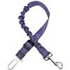 Generic Cintura di sicurezza per cani da auto, regolabile, con imbottitura elastica, fibbia in metallo rinforzato, design anti-groviglio, per animali domestici di piccola e media taglia (viola)