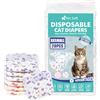 Pet Soft Pannolini usa e getta per gatti, 20 pezzi, super assorbenti, Pannolini usa e getta per cuccioli in calore/stagione/incontinenza con indicatore di umidità (XXS-20 pezzi)