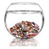 Generic Pietre di cristallo naturale burattate, confezione da 2, rocce di agata assortite, pietre preziose lucidate frantumate per la decorazione dell'acquario, vasi per piante, artigianato, guarigione