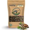 nestQ Cibo per tartarughe d'acqua, bastoncini galleggianti calcio e alghe | Galapago, pesce, 12 mm, per bambini e adulti