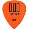 Jim Dunlop Dunlop Tortex T3 - Punta affilata per chitarra Confezione da 72 .60mm
