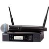 Shure GLXD24R+/B58 Sistema microfonico wireless digitale Dual Band Pro per chiesa, karaoke, voce - Durata della batteria 12 ore, portata 30,5 m | BETA 58A Microfono vocale portatile, ricevitore per