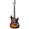 EKO GUITARS - Chitarra Elettrica ST‑100, Corpo Pioppo, Manico Acero, Tastiera Laurel, 3 Pickup Single‑Coil, Ponte Tremolo, 22 Tasti, Colore Sunburst