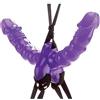 Pipedream Fetish Fantasy Series Double Delight Strap-On Purple & Black 13 Pollici