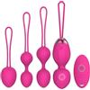 XSEXO Palline Kegel Exercise Weights - 2 in 1 Massager Ben Wa Balls per principianti Upgradeed Silicone Wireless Remote Control Massager ricaricabile Pavimento pelvico Kegel Esercizio