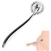 Kutocesy Wartenberg Pin Wheel Multi Colore Sex Toy in Bed, BDSM Giocattolo in acciaio inox per massaggi,Nerve Wheel Sex for Couples (Silver)